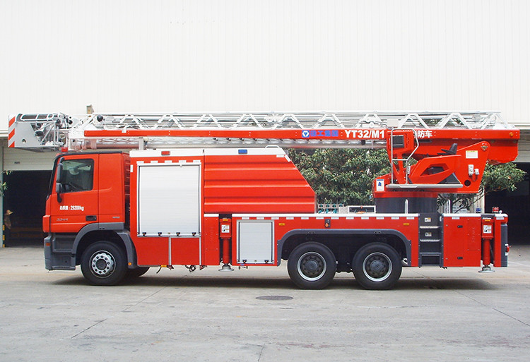 XCMG Official Small Fire Trucks 32m China aerial ladder fire truck YT32M1 for sale